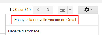 Essayez la nouvelle version de Gmail