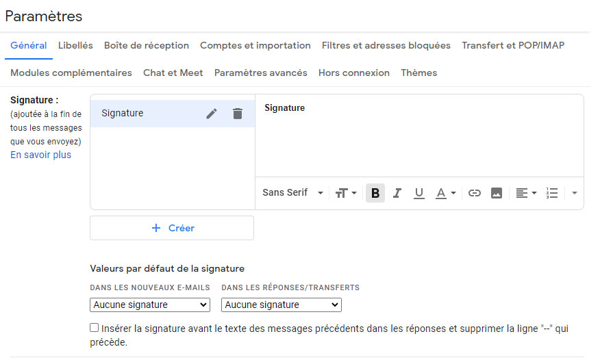 Comment créer sa signature Gmail ?