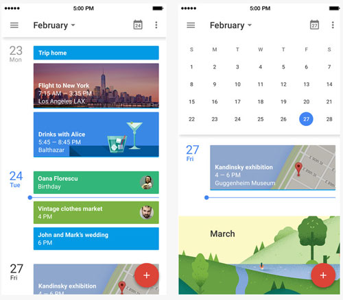 L’iOS vous propose désormais la Google calendar