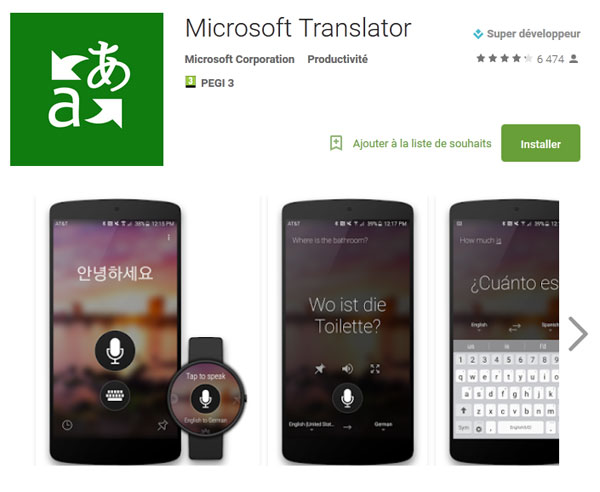 Microsoft Translator offre une alternative à Google Translate
