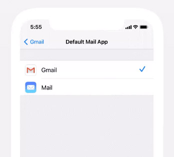 Faites de Gmail votre messagerie par défaut sur iOS 14