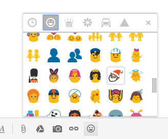 Gmail, émojis