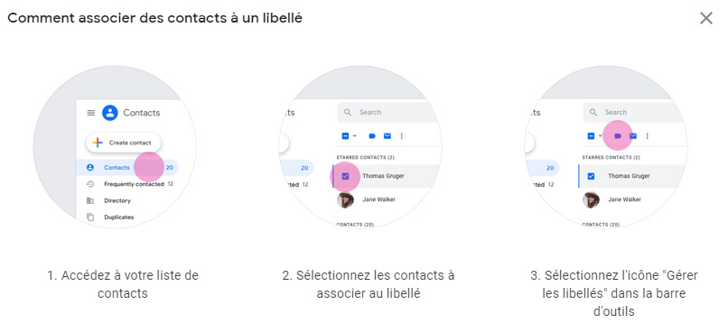 Afficher, grouper et partager : gérez efficacement vos contacts Gmail