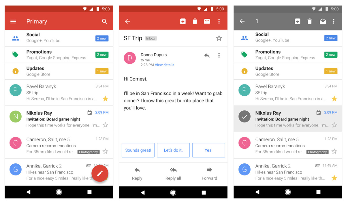 Gmail Go : une application de dernière génération