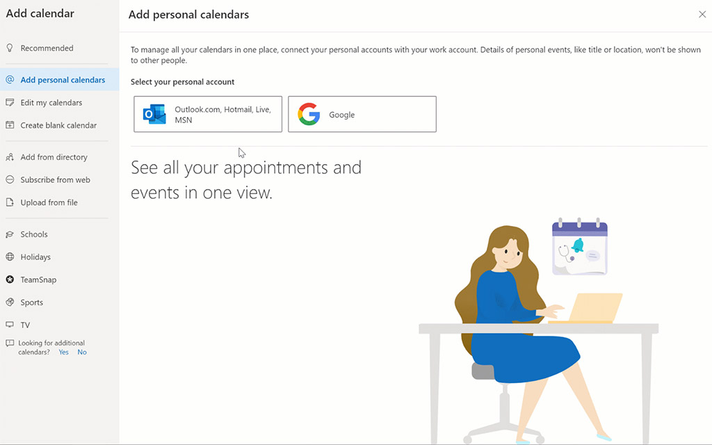 Microsoft a intégré le Google Agenda à la version web d’Outlook