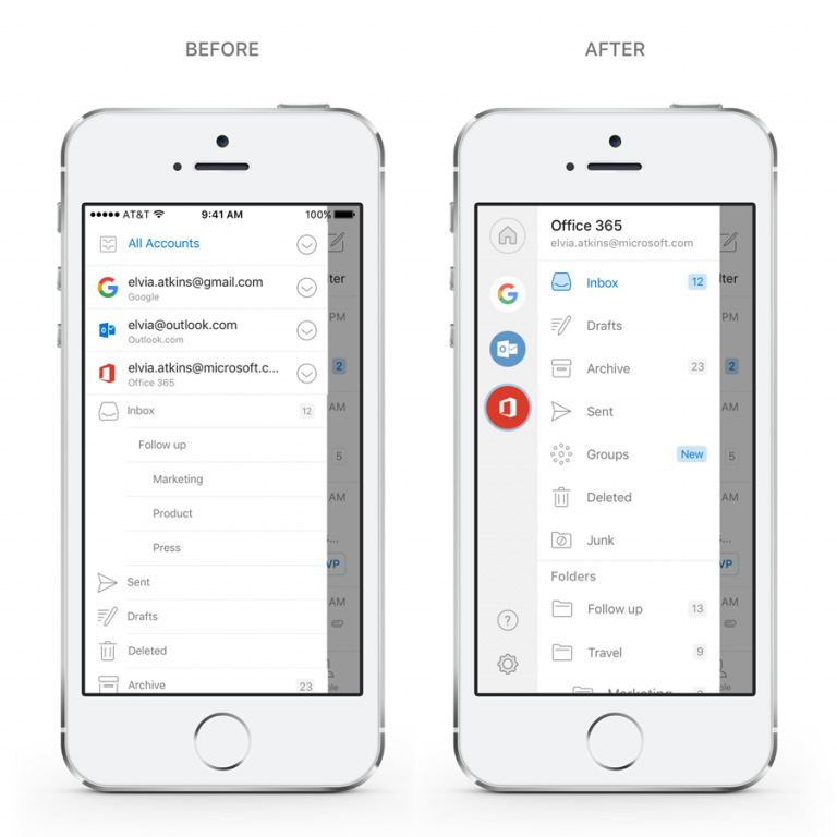 Une innovation de l’application Outlook ( sur iOS et Android )