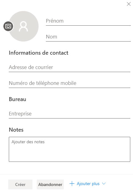 Outlook.com, pour mieux gérer vos contacts