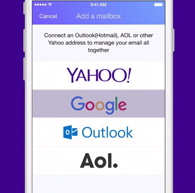 Yahoo! mail offre des fonctionnalités de Gmail (Hotmail, AOL)