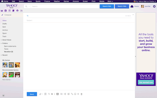 De nouvelles fonctionnalités pour Yahoo Mail : la présentation du numéro et synchronisation des photos