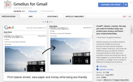 Gmelius une extension compte Gmail