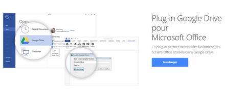 Extension Google Drive pour Microsoft Office