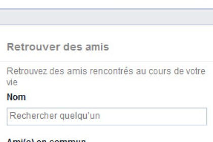 Facebook : Ajouter des contacts personnels