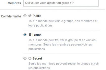 Créer un groupe sur Facebook
