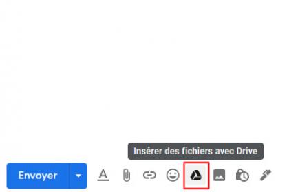 Comment envoyer des pièce jointes Google Drive via Gmail ?