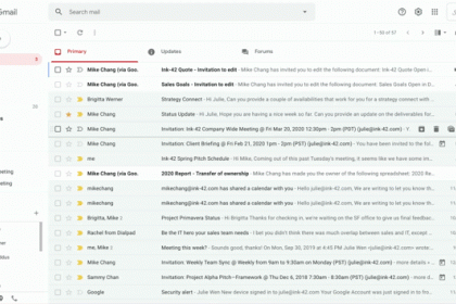 Gmail : une mise à jour pour améliorer son apparence