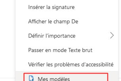 Comment utiliser des modèles de mails prédéfinis ?