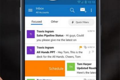 Microsoft met à jour ses applis Outlook pour iOS et Android