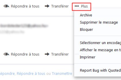 Yahoo : Regrouper et supprimer des mails par discussion